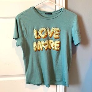 Love More Mint Top Size S